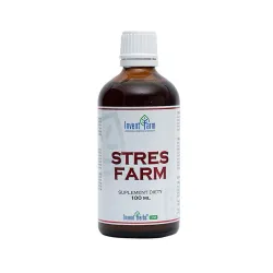 Stres Farm 100ml Invent Farm Sen Spokój Rerlaks Stres Farm Łagodzi skutki stresu Ułatwia zasypianie Stres Farm
