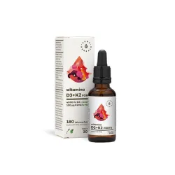 Witamina D3 + K2mk7 FORTE - 30ml Aura Herbals menachinon cholekalcyferol