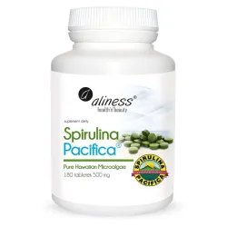 Spirulina Hawajska Pacifica® – 500 mg – 180 tabletek Aliness
