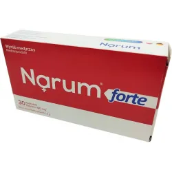 Narum Forte 100 mg, 30 kapsułek Narine Lactobacillus acidophilus Er-2 szt. 317/402 żywe bakterie kwasu mlekowego