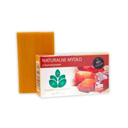 Naturalne mydło z bursztynem 100 g - bursztyn Mydlarnia Powrót do Natury""