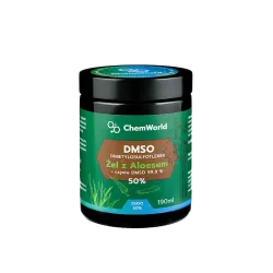 Żel DMSO 50% z aloesem 190ml ChemWorld Dimetylosulfotlenek Aloe Vera Gel