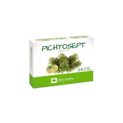 Pichtosept Pastylki do ssania 24 szt. z olejkiem pichtowym dla dorosłych Pichtosept