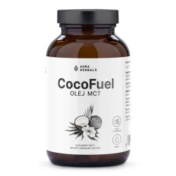 CocoFuel olej MCT 100 kaps. Aura Herbals olej MCT z kokosa średniołańcuchowe trójglicerydy kwasów tłuszczowych