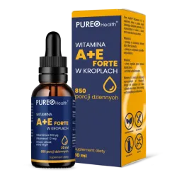 Witamina A+E Forte 30ml Pureo Health palmitynian retinylu octan-d-alfa-tokoferylu