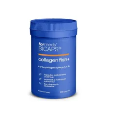 Collagen Fish+ 60 kaps. Formeds kolagen rybi chondroityna kwas hialuronowy glukozamina