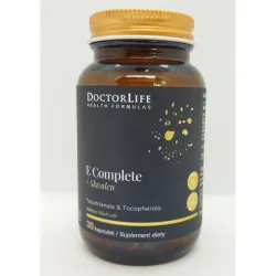 Witamina E 30 kaps. E-complete + skwalen DoctorLife tokoferole tokotiernole Elaeis guineensis