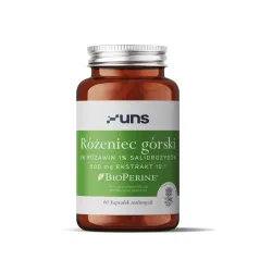 Różeniec górski 60 kaps. UNS BioPerine Rhodiola Rosea rozawiny salidrozydy