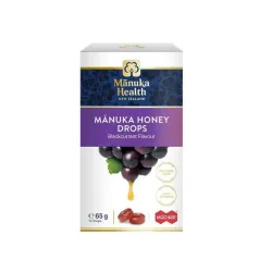 Cukierki z Miodem Manuka MGO400+ o smaku porzeczkowym - 15 szt. w opakowaniu Manuka Health miód manuka kwas l-askorbinowy