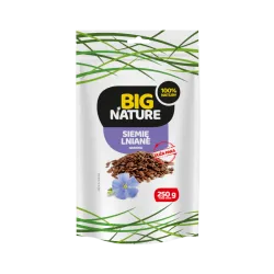 Siemię lniane brązowe 250g Big Nature