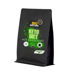 Mieszanka bakaliowa KETO DIET 200g Big Nature orzechy ziemne orzechy włoskie pestki dyni wiórki kokosowe nasiona konopi chia