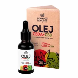 Olej CBDA + CBD 30ml Kombinat Konopny kannabinoidy cannabis sativa