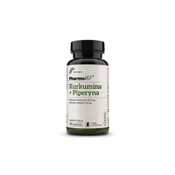 Kurkumina + piperyna 90 kaps. PharmoVit Curcuma longa Piper nigrum