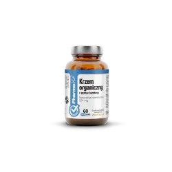 Krzem organiczny z pędów bambusa 60 kaps. PharmoVit naturalna krzemionka ekstr. z pędów bambusa Bambusa arundinacea Bio Perine