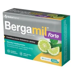 Bergamil Forte 30 kapsułek Xenico Pharma ekstrakt z owoców bergamoty Citrus Bergamia Risso