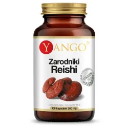 Reishi zarodniki 100 kapsułek Yango Ganoderma Lucidum Reishi
