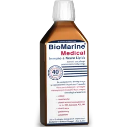 BioMarine Medical Immuno & Neuro Lipids (żspm) 200ml Marinex omega-3 alkiloglicerole skwalen