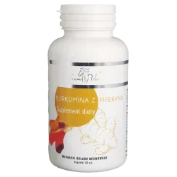 Kurkumina z piperyną 30 kaps. Farm Vix kłącze ostryżu długiego Curcuma longa Rhizoma