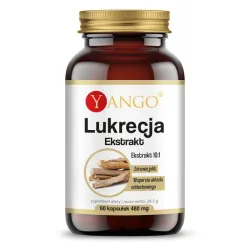 Lukrecja - ekstrakt 10:1 - 60 kapsułek YANGO glycyrrhiza glabra