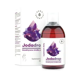 JodaDrop 250 ml Aura Herbals bioaktywne źródło jodu jodek potasu jodek sodu jodan potasu jodan sodu