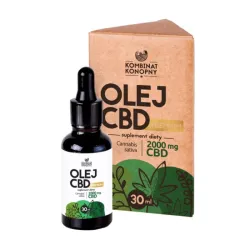 Olej CBD premium 2000mg 30ml Kombinat Konopny cannabis sativa