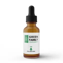 GREEN FAMILY olejek konopny 15% CBD 1500 mg 10 ml CBD CBDA CBDV CBN CBC CBG CBGA terpeny flawonoidy