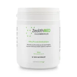 ZeolithMED 400g Wyrób Medyczny CE0477 Proszek Detoksykujący Organizm z Metali Ciężkich Mikronizowany Zeolit Detox