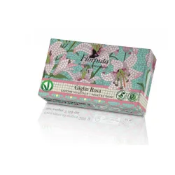 Mydło naturalne Różowa lilia 200g Florinda mydło włoskie