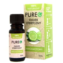 Olejek eteryczny naturalny Bergamotowy 10ml Pureo bergamota Oleum Citrus Bergamia
