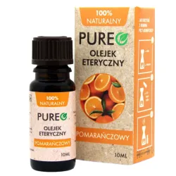 Olejek eteryczny naturalny Pomarańczowy 10ml Pureo Citrus Aurantium Dulcis Peel Oil Expressedm
