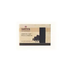 Mydło do ciała z węglem 125g Sattva Ayurveda