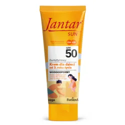 Krem dla dzieci od 3 roku życia Jantar Sun Farmona krem wodoodporny bursztynowy SPF 50