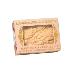 NATURALNE MYDŁO O ZAPACHU MANDARYNKI, 125 G, W PUDEŁKU Z OKIENKIEM - SAPONIFICIO ARTIGIANALE FIORENTINO