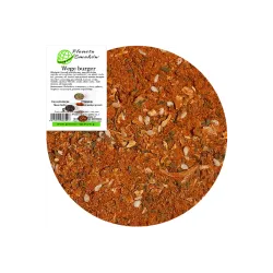 Wege burger mieszanka przypraw 40g Planeta Smaków Czosnek granulowany papryka słodka papryka ostra wędzona pietruszka