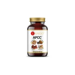 APCC - reishi, shitake, kordyceps, chaga - 50 kapsułek ganoderma lucidum lentinula edodes cordyceps sinensis inonotus obliquus
