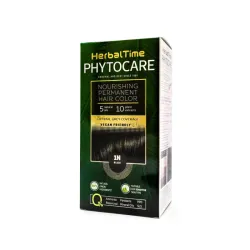 Farba do włosów naturalna Czarna 1N Herbal Time Phytocare