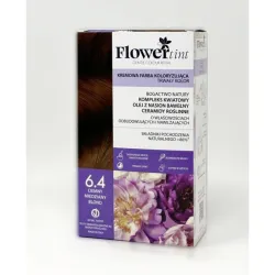 Farba do włosów Ciemny Miedziany Blond 6.4 FlowerTint kremowa farba trwały kolor