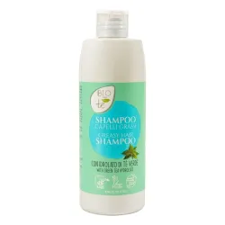 Szampon do włosów tłustych z ekologicznym hydrolatem zielonej herbaty 300ml AIAB Pierpaoli Biocontè