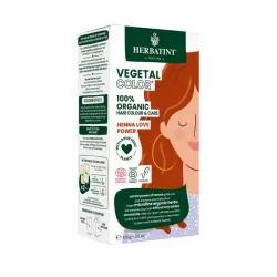 Farba do włosów Herbatint Vegetal Color 100% ORGANIC Henna Love Power - Czerwień Henny