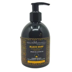 Czarne mydło w żelu - Savon Noir - z olejem arganowym 250ml Beaute Marrakech