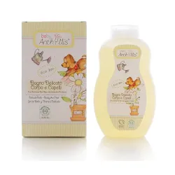 DELIKATNY PŁYN DO KĄPIELI I SZAMPON 2 W 1 Z PROTEINAMI RYŻU I EKSTRAKTEM Z HIBISKUSA Z UPRAW ORGANICZNYCH, 400 ML,