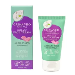 Krem do twarzy anti-age z hydrolatem różanym i małocząsteczkowym kwasem hialuronowym 50ml AIAB Pierpaoli Biocontè