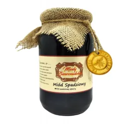 Miód spadziowy 1200g Miody Bieszczadzkie