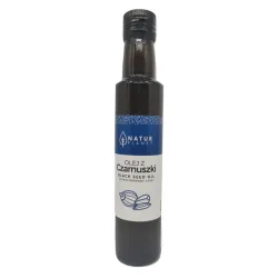 Olej z czarnuszki tłoczony na zimno 250 ml kwasy tłuszczowe omega -3 -6 -9 Kminek czarny Nigella sativa Witamina A D E