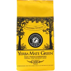 Yerba Mate Green FUERTE 200g Yerba herbata yerba Ilex paraguariensis czarna porzeczka jagody goji guarana