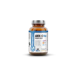 ADEK + C Max complex active 60 kaps. PharmoVit Witamina A D E K CaroCare beta-karoten Bio Perine