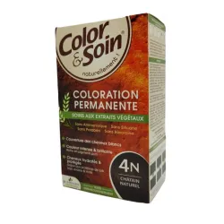 Trwała farba Color & Soin szatyn naturalny 4N
