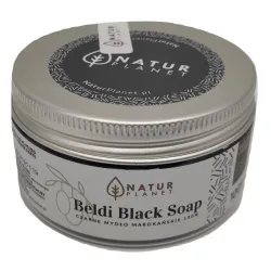 Czarne mydło marokańskie 100ml Natur Planet delikatny peeling całego ciała