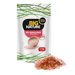Sól himalajska różowa gruba 1,1kg Big Nature