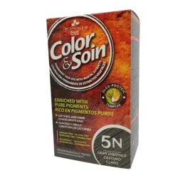 Trwała Farba Color & Soin jasny szatyn 5N
